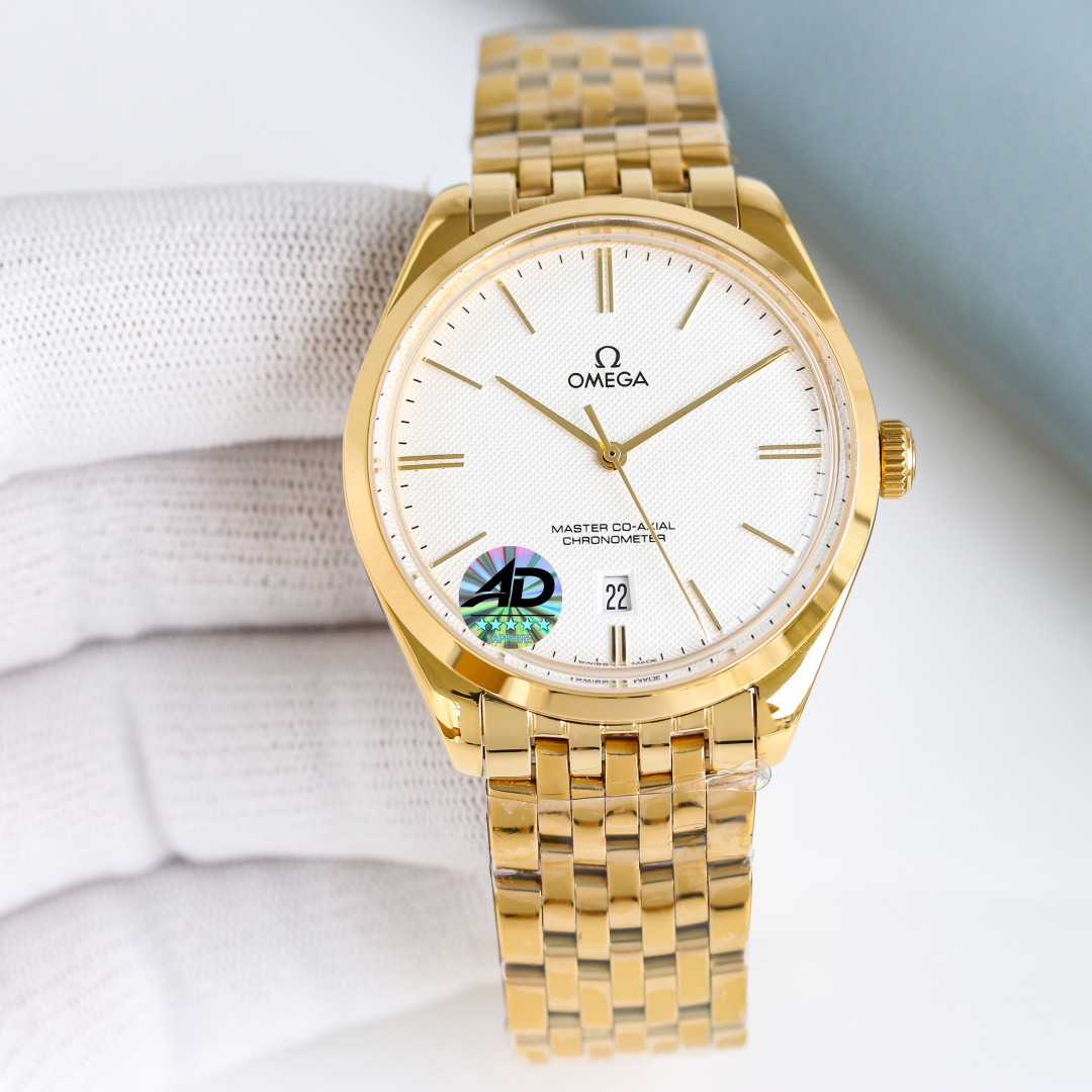 OMEGA 碟飞名典大三针系列 手动机械腕表手表 4