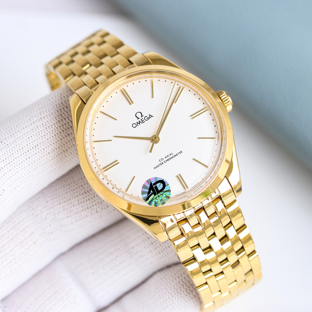 OMEGA 碟飞名典大三针系列 手动机械腕表手表 4