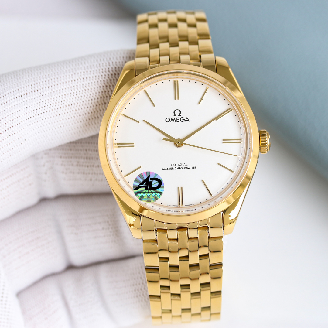 OMEGA 碟飞名典大三针系列 手动机械腕表手表 5