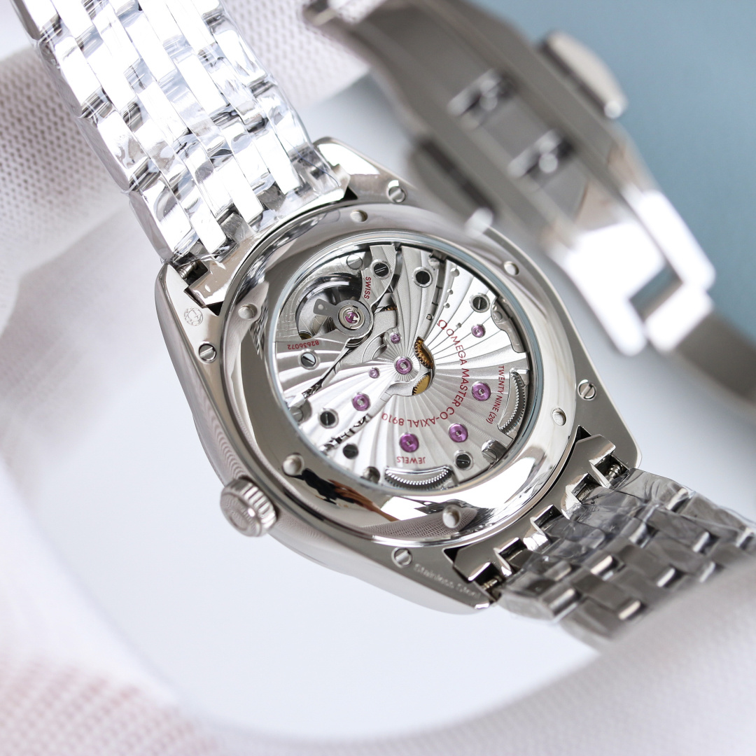 OMEGA 碟飞名典大三针系列 手动机械腕表手表 8