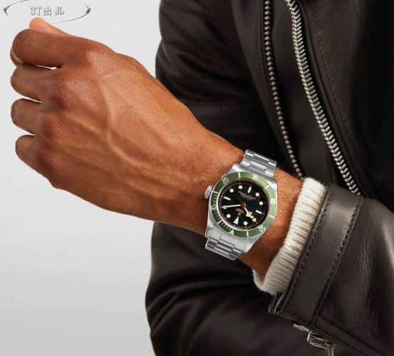 Tudor Black Bay Stainless Steel Automatic Men's Watch with Green Bezel, 41mm 1 Tudor Black Bay Stainless Steel Automatic Men's Watch with Green Bezel, 41mm