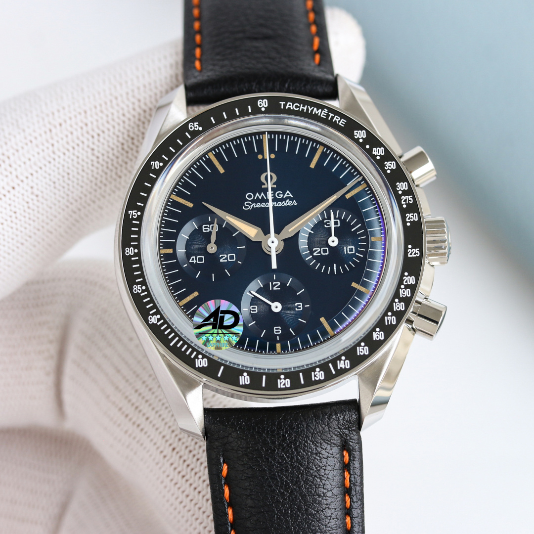 OMEGA Speedmaster CK2998 Watch, 310.30.40.50.06.001, Manual Mechanical, Black Leather Strap