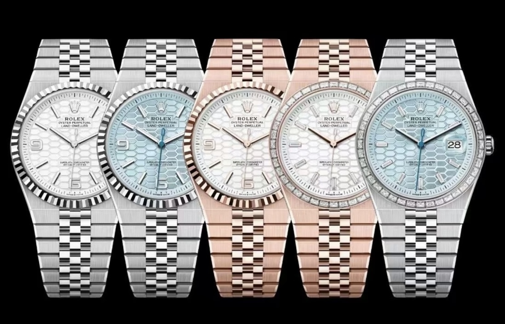 Rolex Land-Dweller Automatic Watch with Honeycomb Dial, 40mm 10 cmp i1748979635919 116 0 5