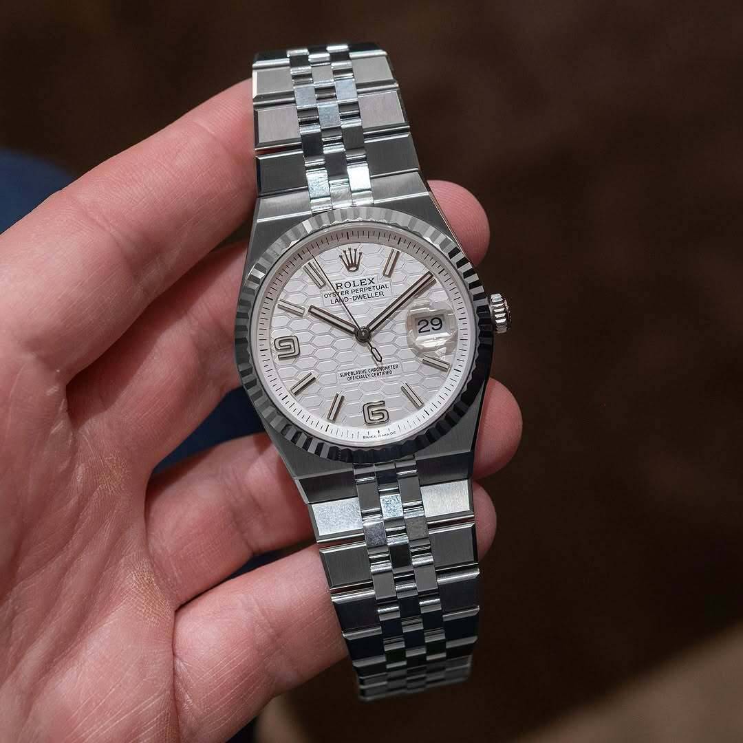 Rolex Land-Dweller Automatic Watch with Honeycomb Dial, 40mm 6 cmp i1748979635919 6960 0 3