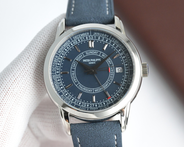 Patek Philippe Complications 5212A-001 Blue Dial Men's Watch, Leather Band 1 Patek Philippe Complications 5212A-001 Blue Dial Men's Watch, Leather Band