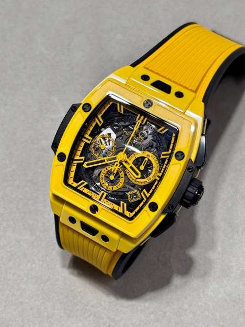 Hublot Spirit of Big Bang Yellow Jacket Limited Edition Chronograph Watch 1 Hublot Spirit of Big Bang Yellow Jacket Limited Edition Chronograph Watch