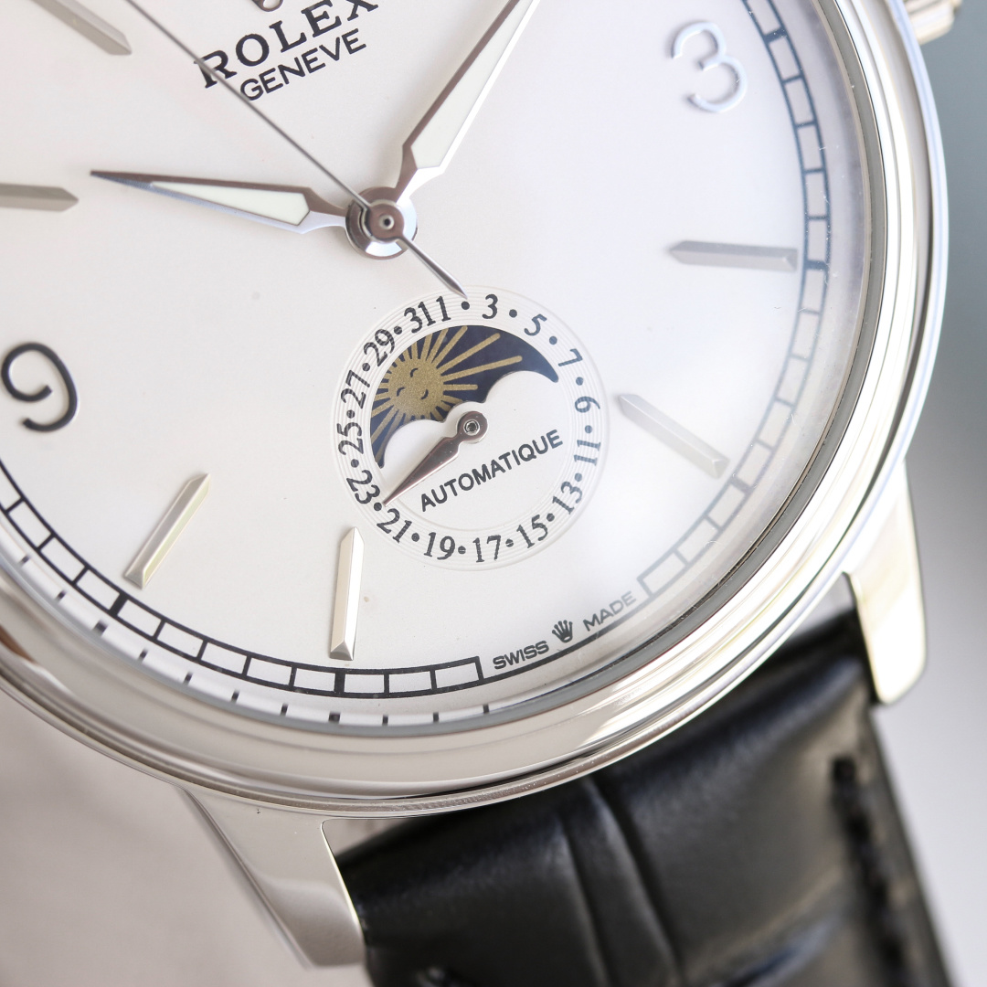 Rolex Style Blue Leather Watches Watches Watches detail image 6 from source 765408