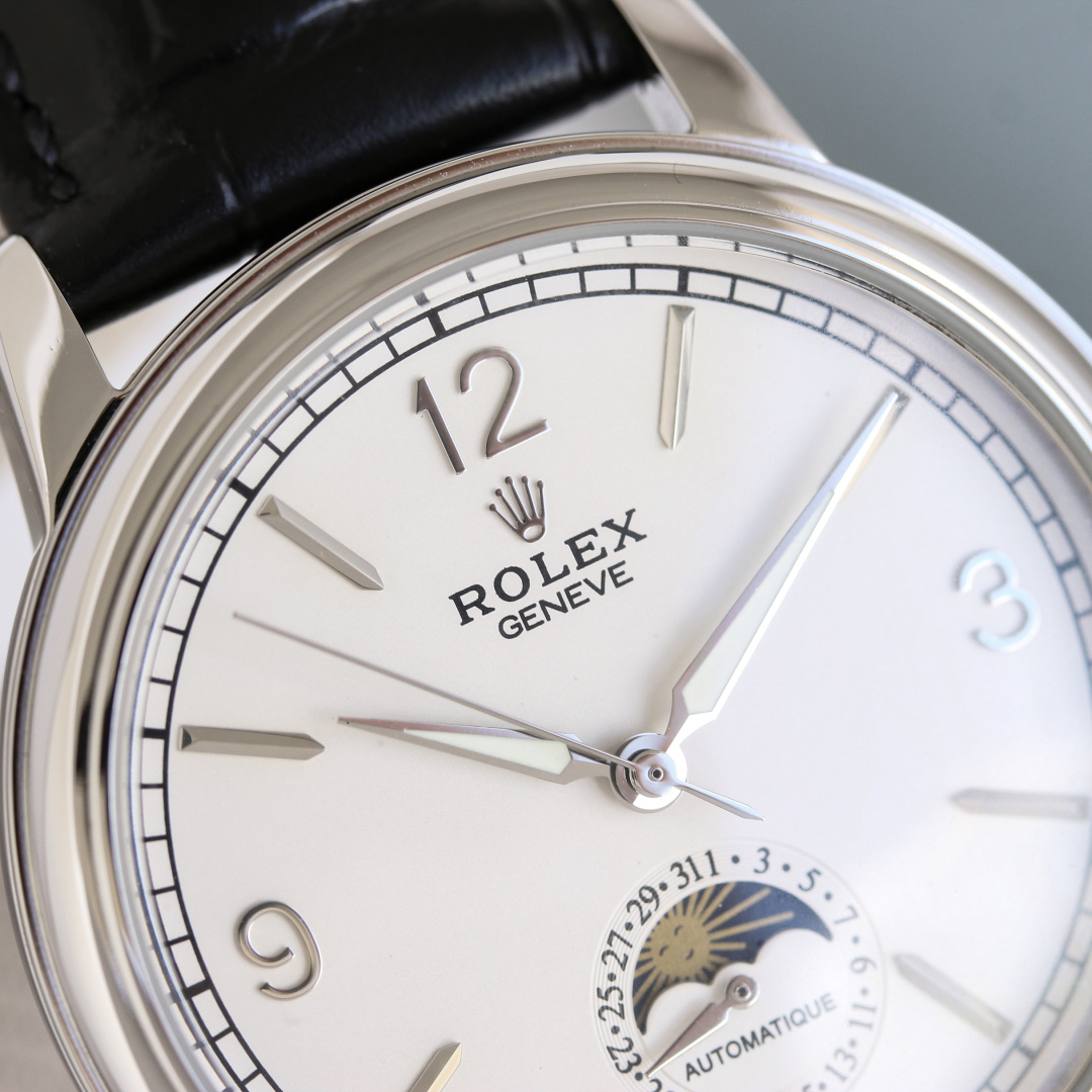 Rolex Style Blue Leather Watches Watches Watches detail image 5 from source 765408