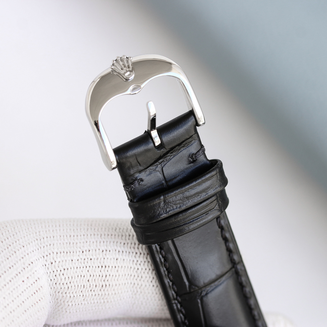 Rolex Style Blue Leather Watches Watches Watches detail image 9 from source 765408