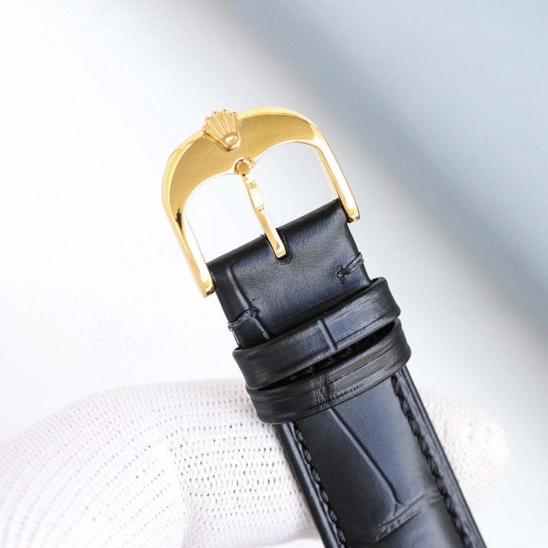 Rolex Style Blue Leather Watches Watches Watches detail image 8 from source 765409