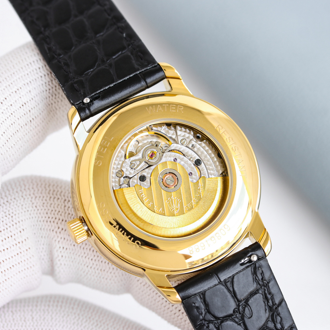 Rolex Style Blue Leather Watches Watches Watches detail image 9 from source 765409