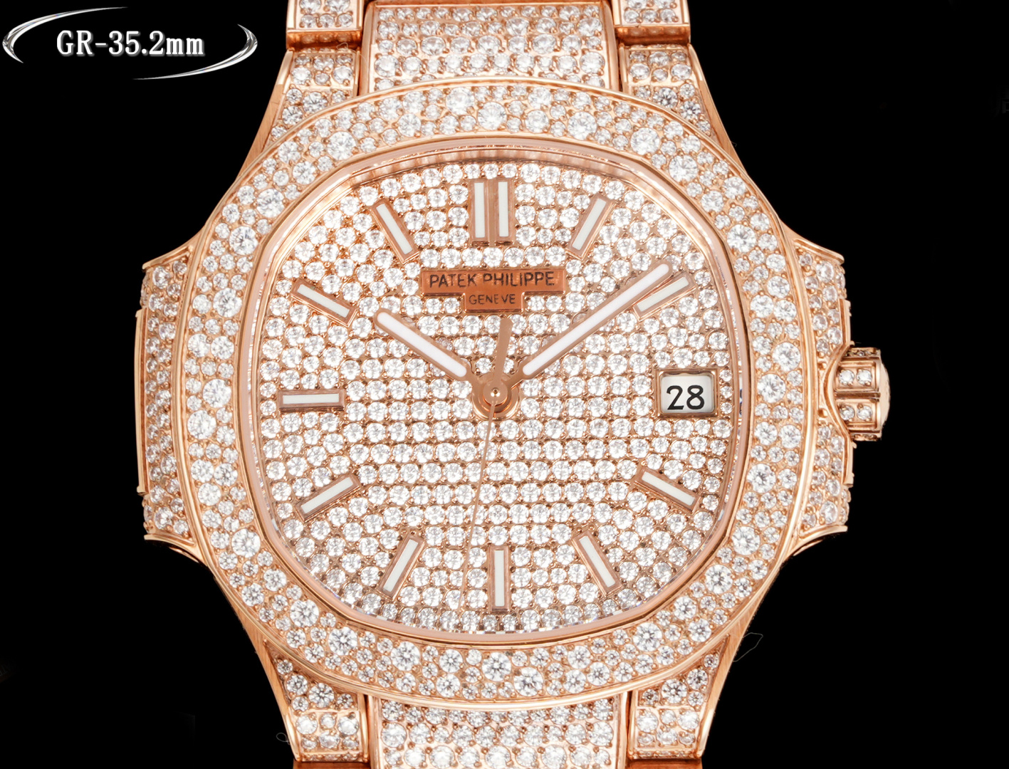 Luxurious Nautilus 7021: Elegant Watch with Snowflake Drills and Customized Design - 图片 2