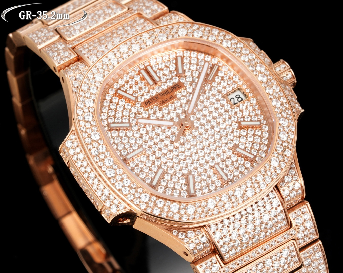 Luxurious Nautilus 7021: Elegant Watch with Snowflake Drills and Customized Design - 图片 4