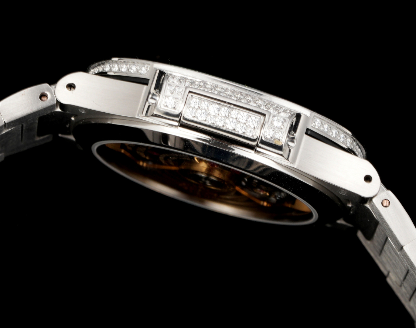 Luxurious Nautilus 7021 Watch: Exquisite Design with Snowflake Drills and Sapphire Crystal. - 图片 7