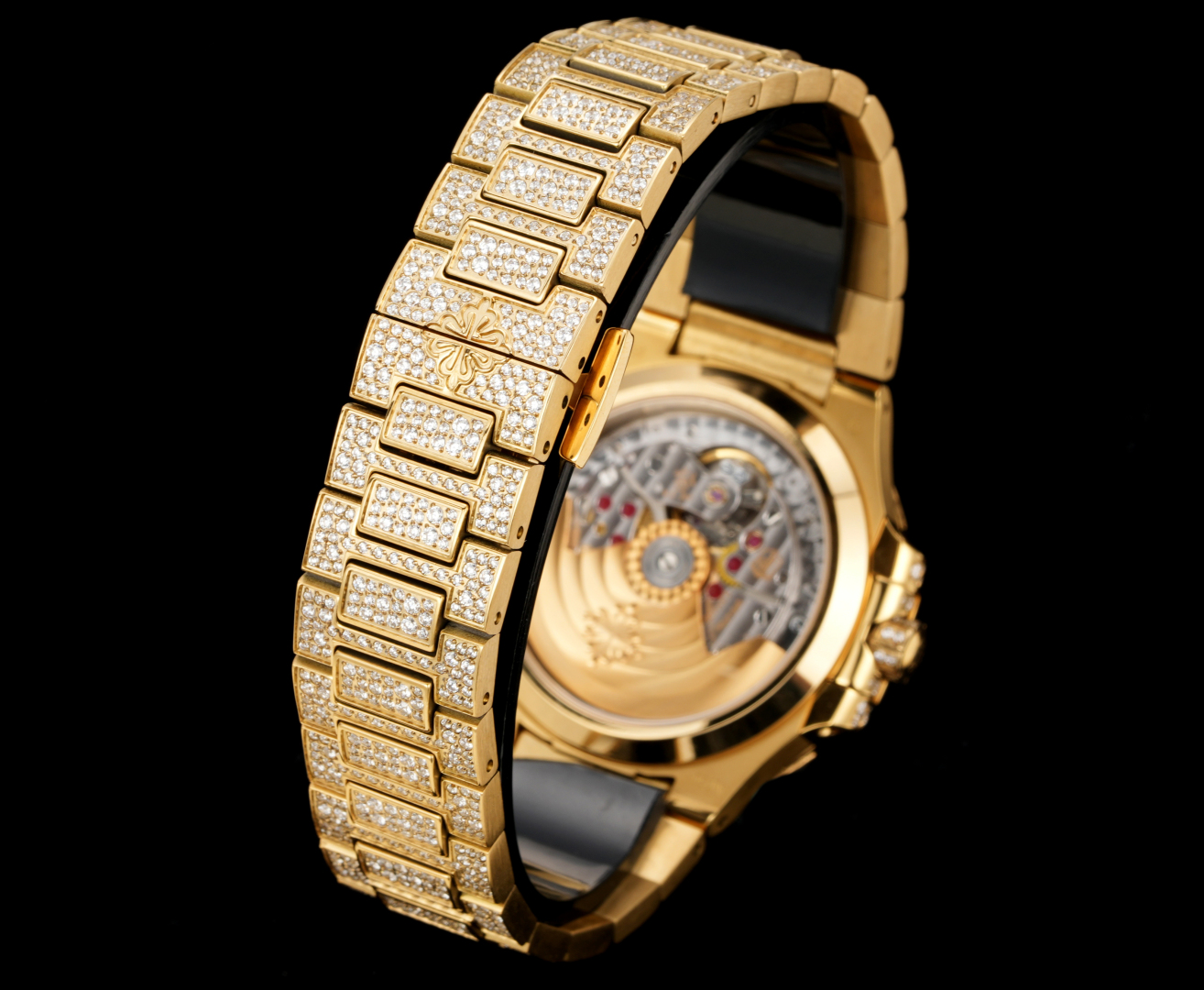 Luxurious Nautilus 7021: Customized Wristwatch with Snowflake Drills and Sapphire Crystal - 图片 9