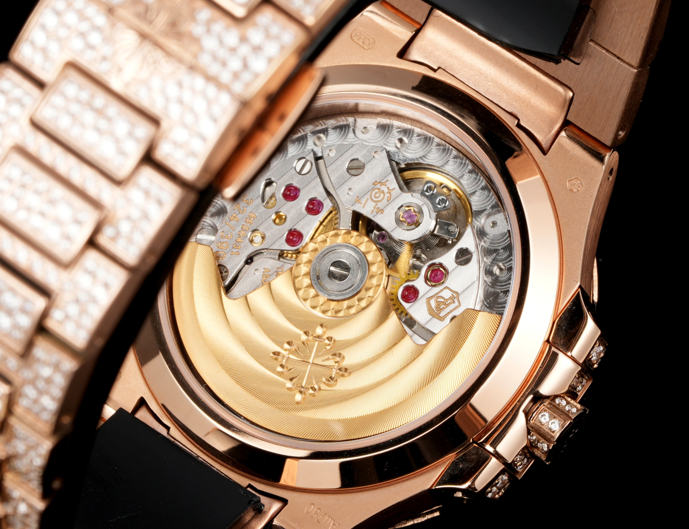 Luxurious Nautilus 7021: Customized Timepiece with Snowflake Drills and Sapphire Crystal - 图片 8