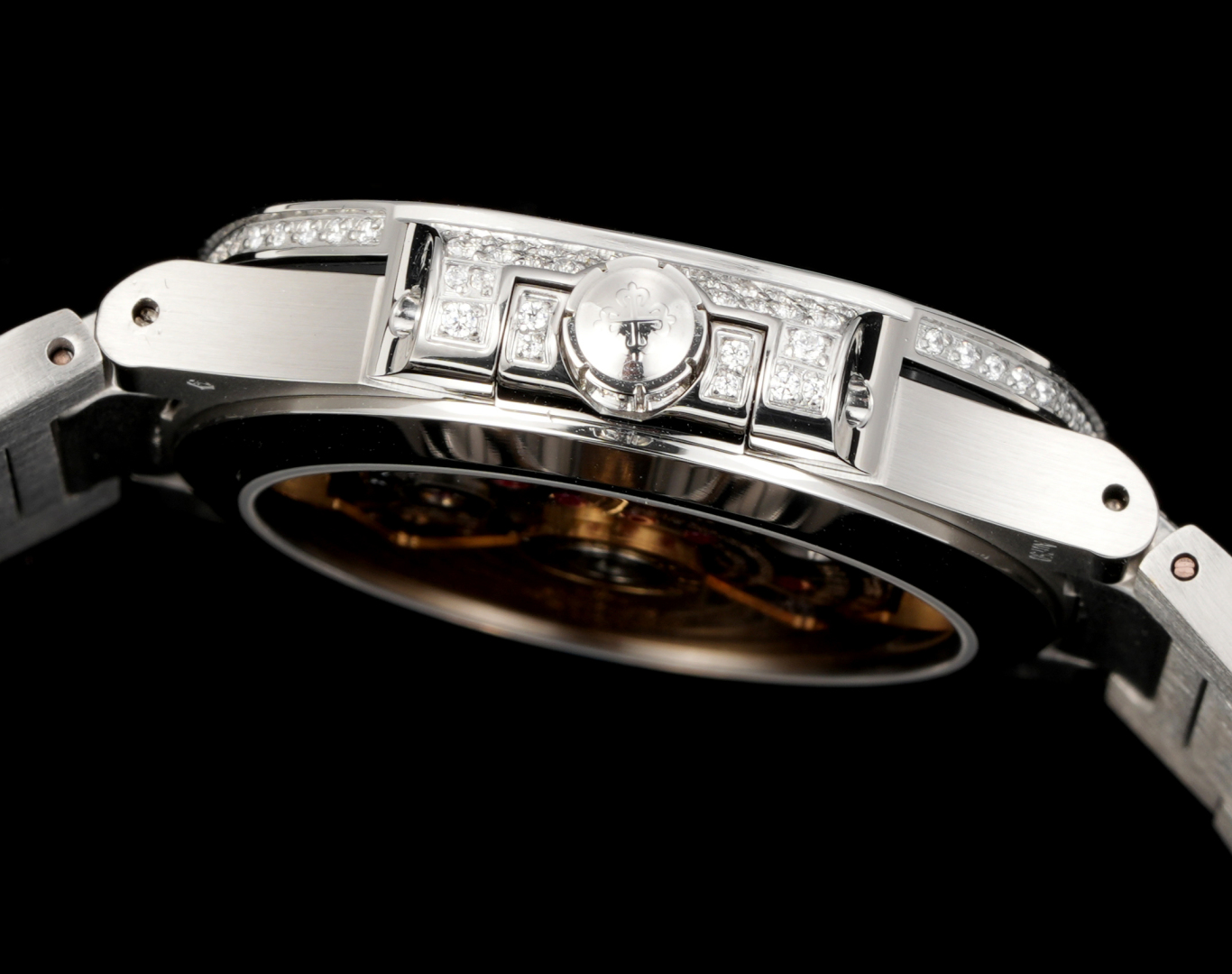 Luxurious Nautilus 7021 Watch: Custom 9015 Machine Core, Snowflake Drills, Glamorous Design - 图片 7