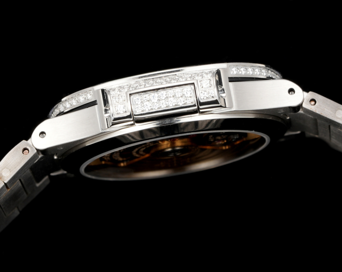 Luxurious Unified 8050 Wristwatch: Custom Design with Snowflake Drills and Rubies - 图片 7