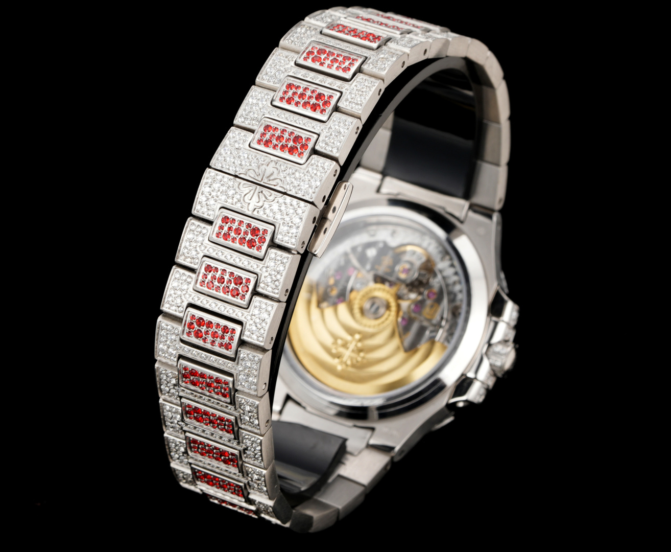 Luxurious Nautilus 8050 Watch Collection with Sparkling Snowflake Drills - 图片 9