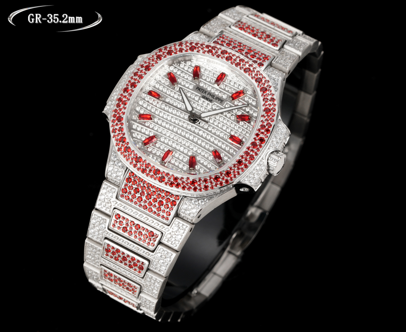 Luxurious Nautilus 8050 Watch Collection with Sparkling Snowflake Drills - 图片 3