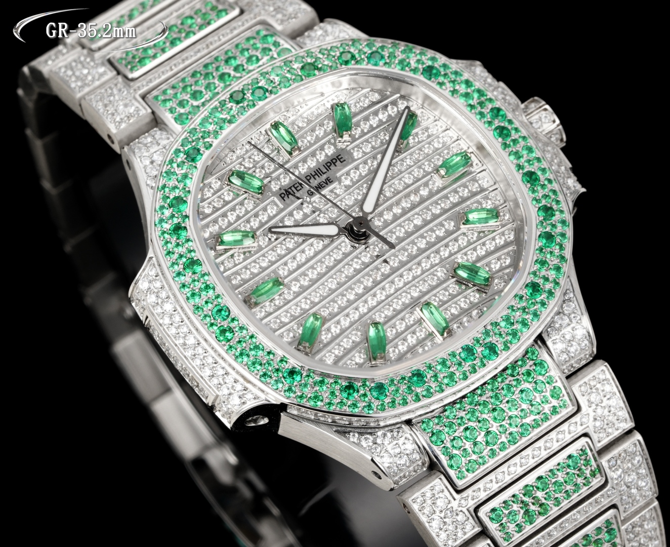 Luxurious Nautilus 8050 Watch Collection with Ruby and Snowflake Drills - 图片 4