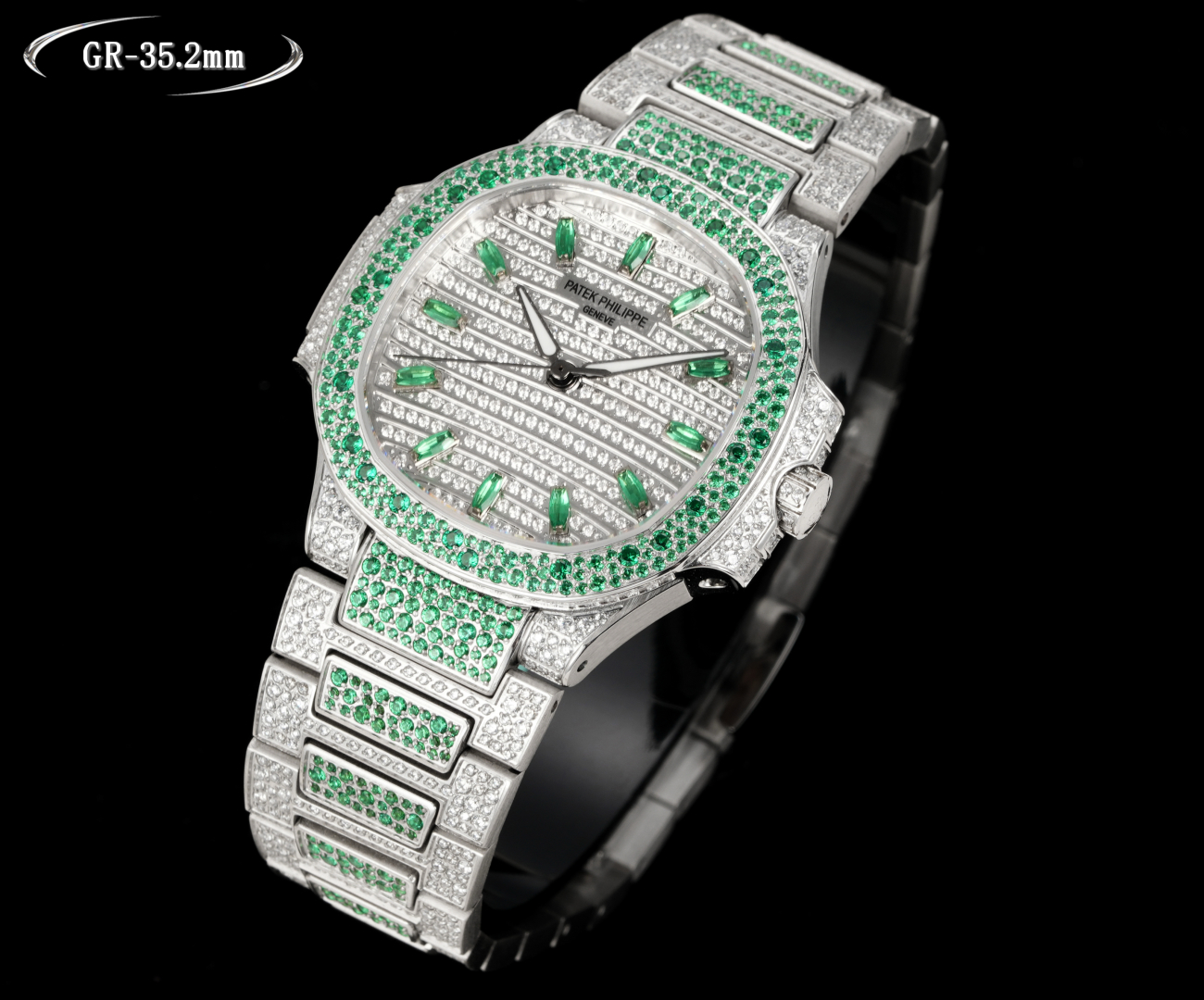 Luxurious Nautilus 8050 Watch Collection with Ruby and Snowflake Drills - 图片 3