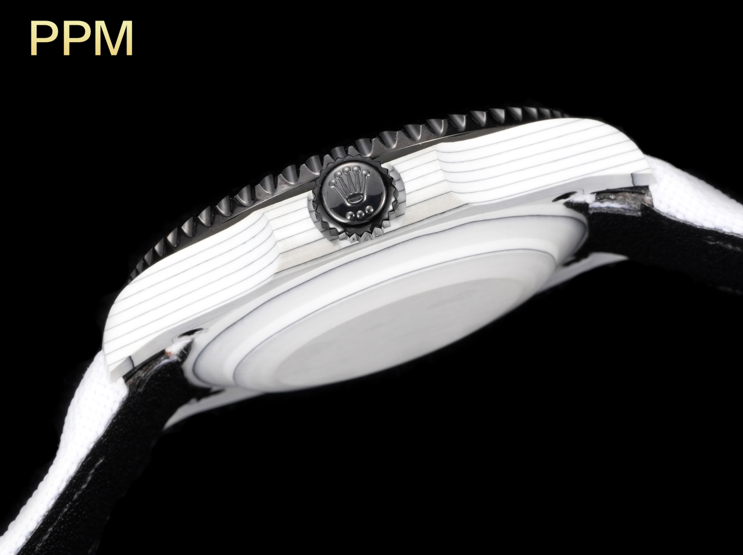 Rolex Submariner Custom Carbon Fiber Watch - Modified with 3135 Movement 6 cmp i1754593436902 1282 0 5