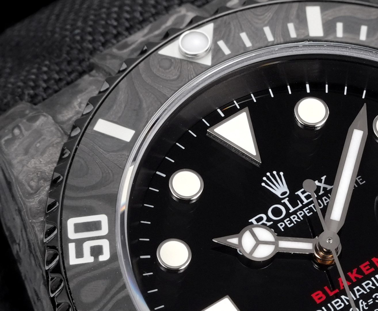 Rolex Submariner Carbon Fiber Watch, PPM Custom, Caliber 3135 - Unique Timepiece 6 cmp i1754593538956 6708 0 4