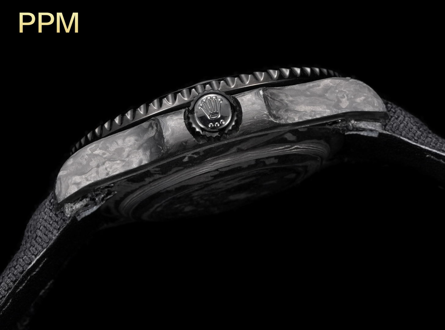 Rolex Submariner Carbon Fiber Watch, PPM Custom, Caliber 3135 - Unique Timepiece 7 cmp i1754593540652 7129 0 5