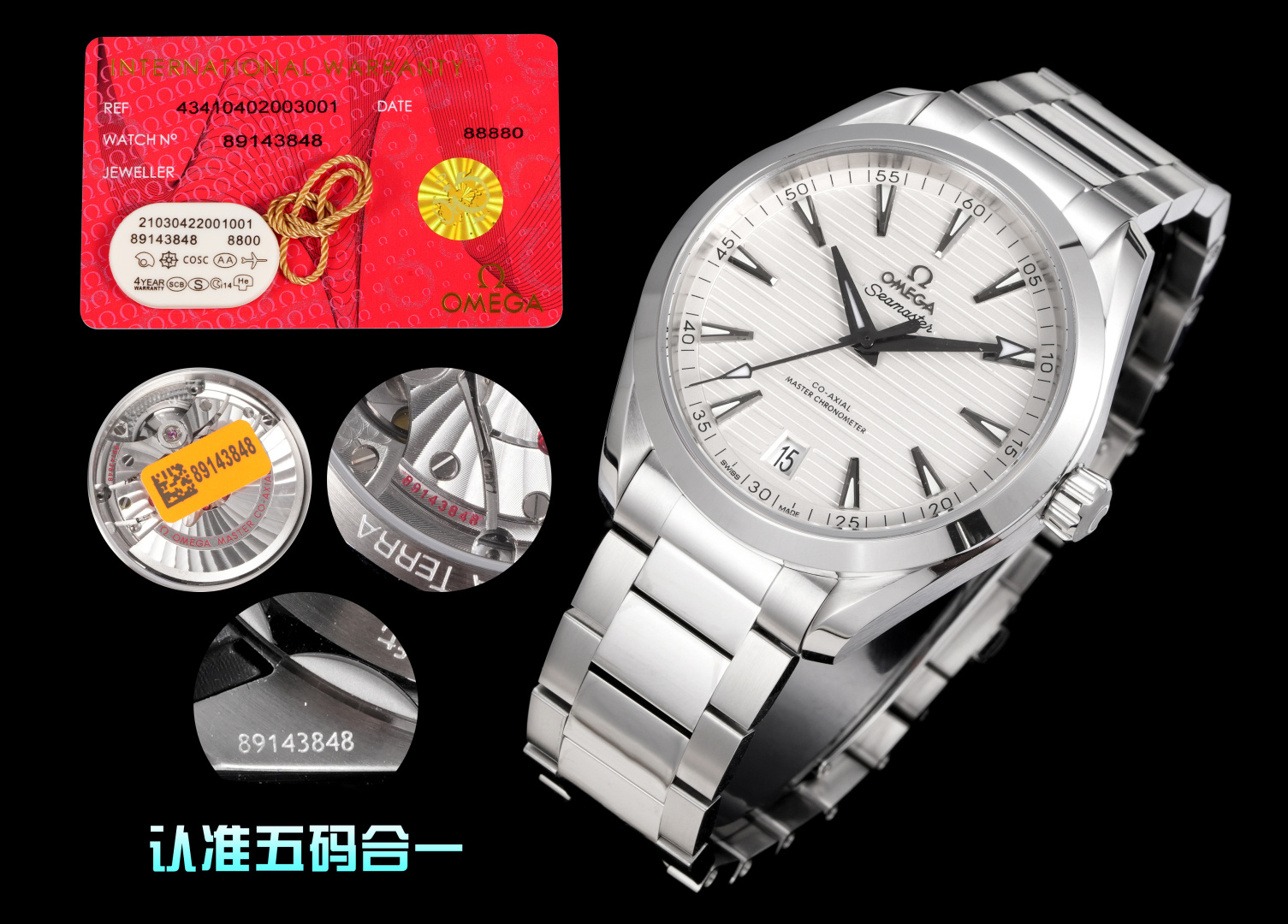 Omega Seamaster 150M Co-Axial Master Chronometer Silver Dial Watch