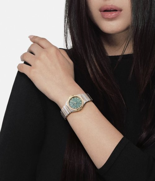 Omega Constellation 28mm Ladies Watch, Swiss Quartz Movement, Green Dial 1 Omega Constellation 28mm Ladies Watch, Swiss Quartz Movement, Green Dial