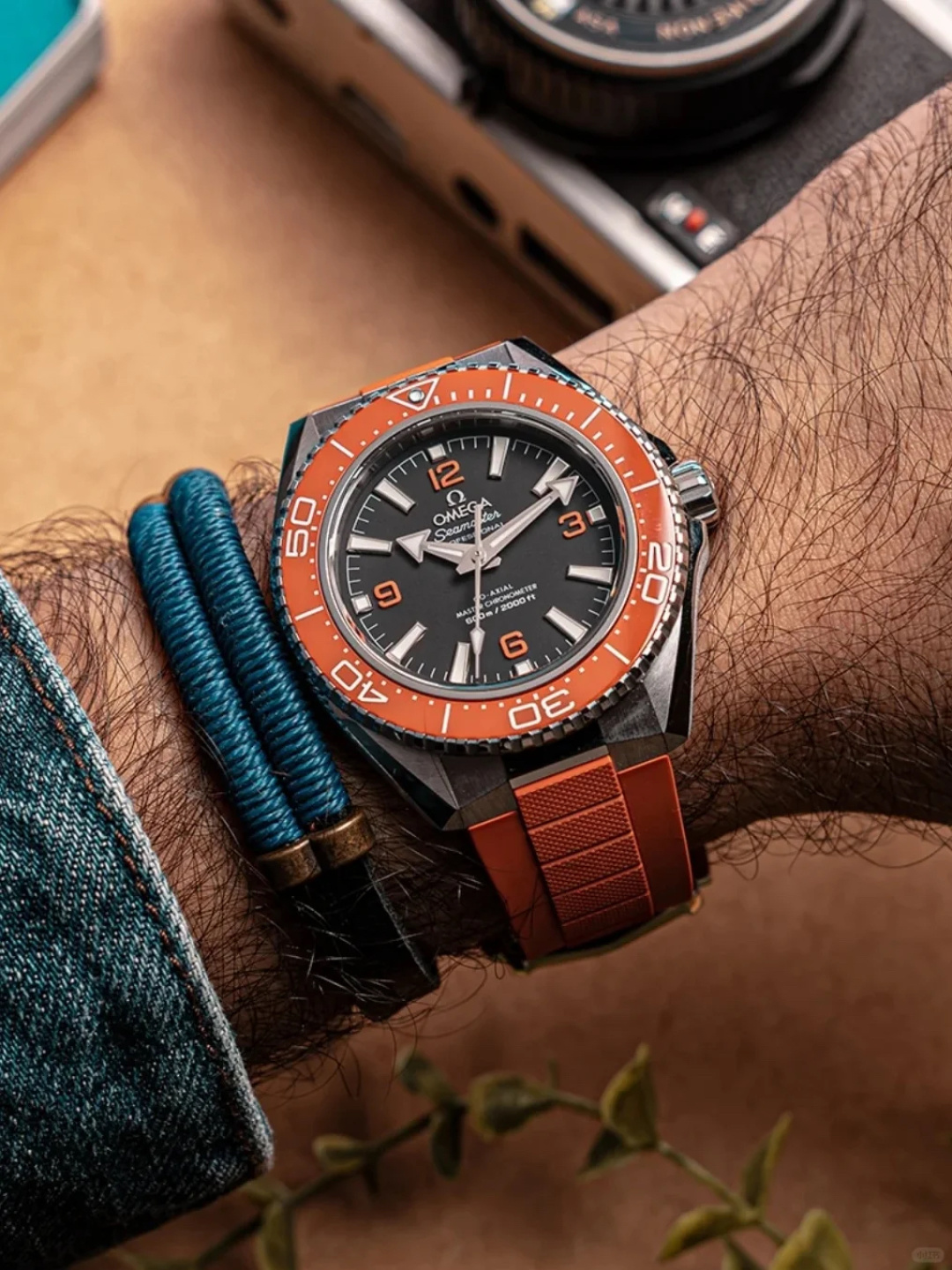 NO:727389,VS+ OMEGA's new 'Haimami' orange tape model is shipped!  ,19860909VS+ OMEGA全新“海马米”橙色胶带款出货！,,Watch