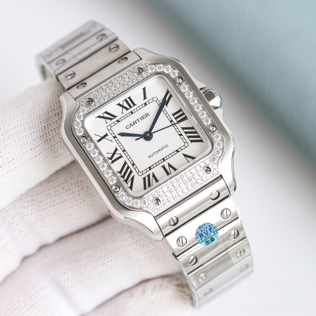 Cartier Style White Watches Watches Watches detail image 4 from source 765656