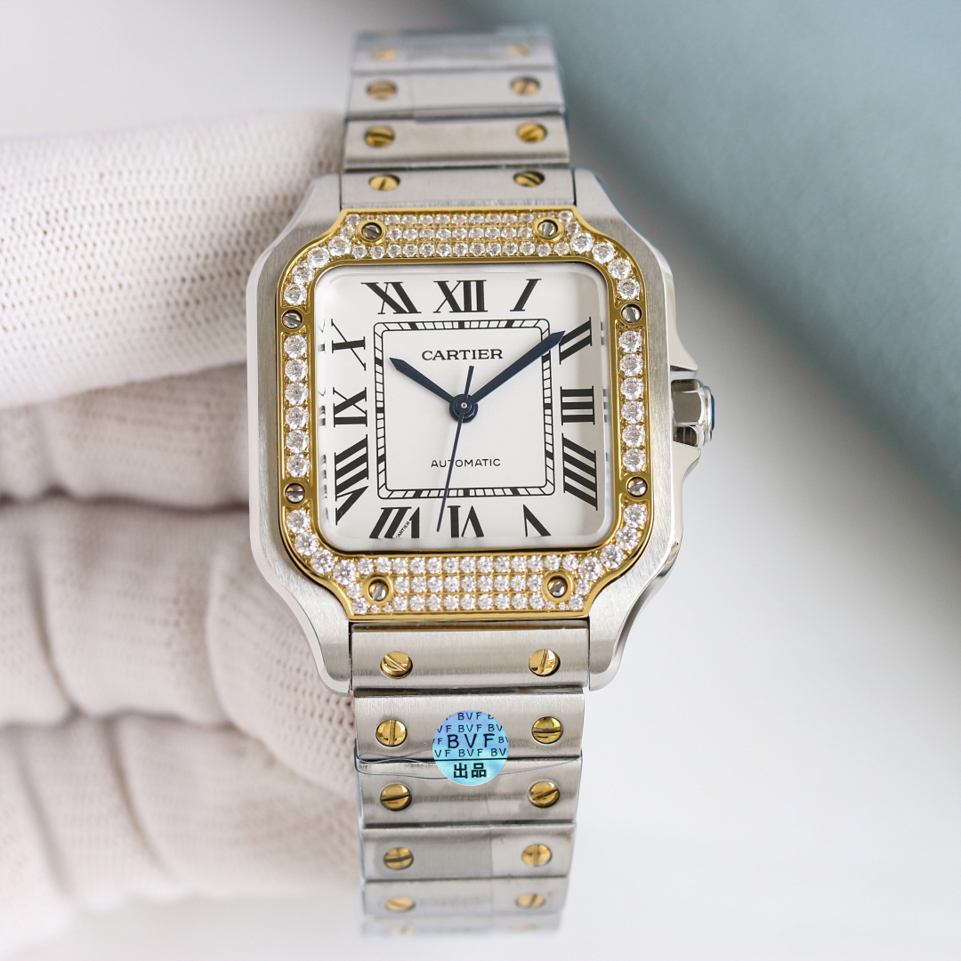 Cartier Style White Watches Lookbook Reference image 2