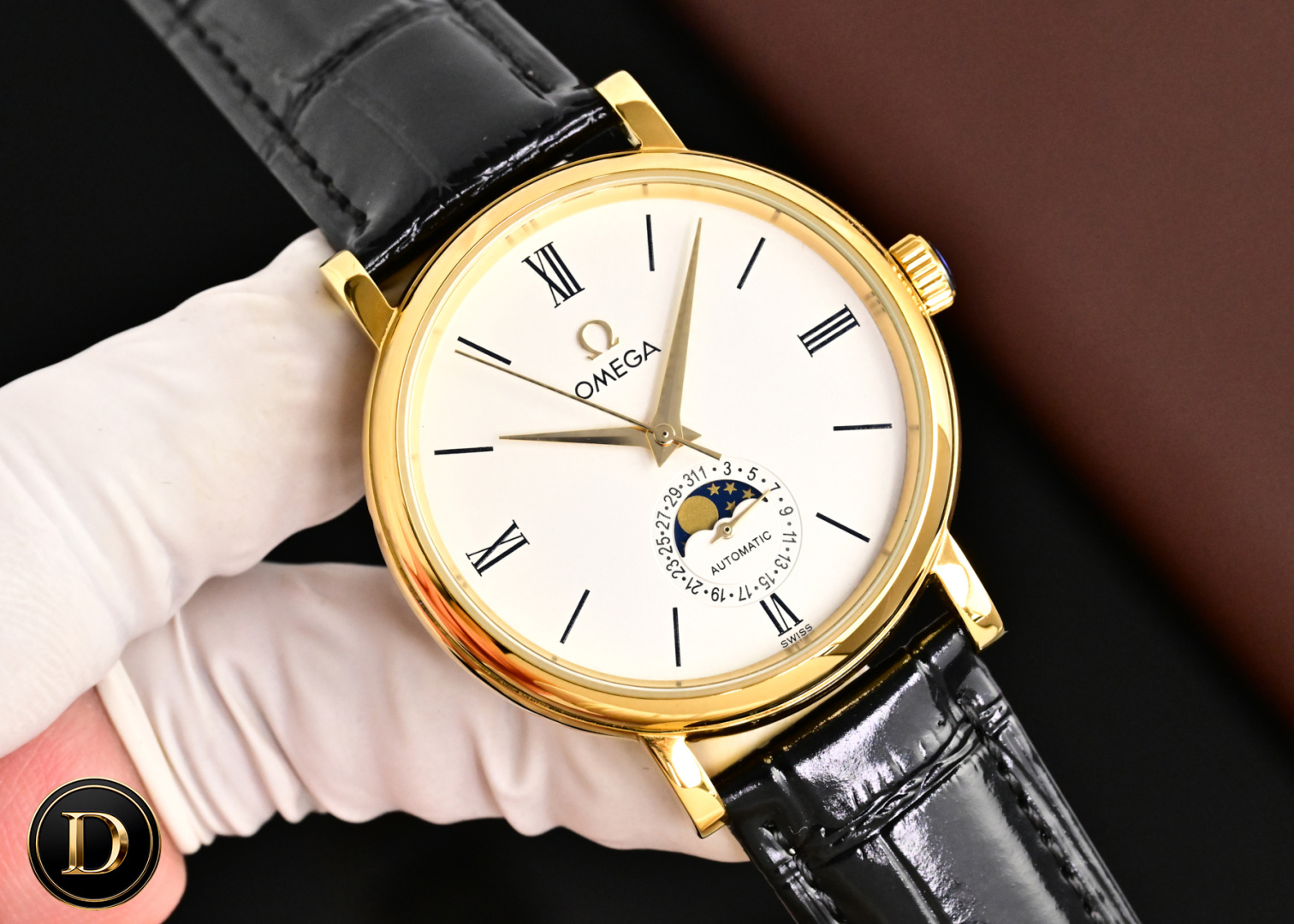 NO:924240,The latest popular recommendation [strong], new model - Omega. Moon phase series. Men's watch is simple yet elegant [Victory] equipped with precise Swiss ETA2824-2 movement (6-digit true calendar and 24-hour sun, moon and star function) 40mm diameter, 316 stainless steel case, wear-resistant and scratch-resistant sapphire glass, imported Italian calfskin, original quality pin buckle, with super waterproof function  Retro style, classic works, long-lasting charm, high-end luxury, a must-have for gentlemen, omega, cowhide19860909最新火爆推荐[强],新款- 欧米茄 .月相系列.男士腕表简单不失大气[胜利]搭载精准瑞士ETA2824-2机芯（6字位真日历与24小时日月星辰功能）40mm表径,316精钢表壳,耐磨抗刮蓝宝石玻璃,进口意大利小牛皮,原装品质针扣,具备超强防水功能 复古风格,经典著作,恒久魅力,高档奢华,绅士必备,,omega,cowhide,Watch