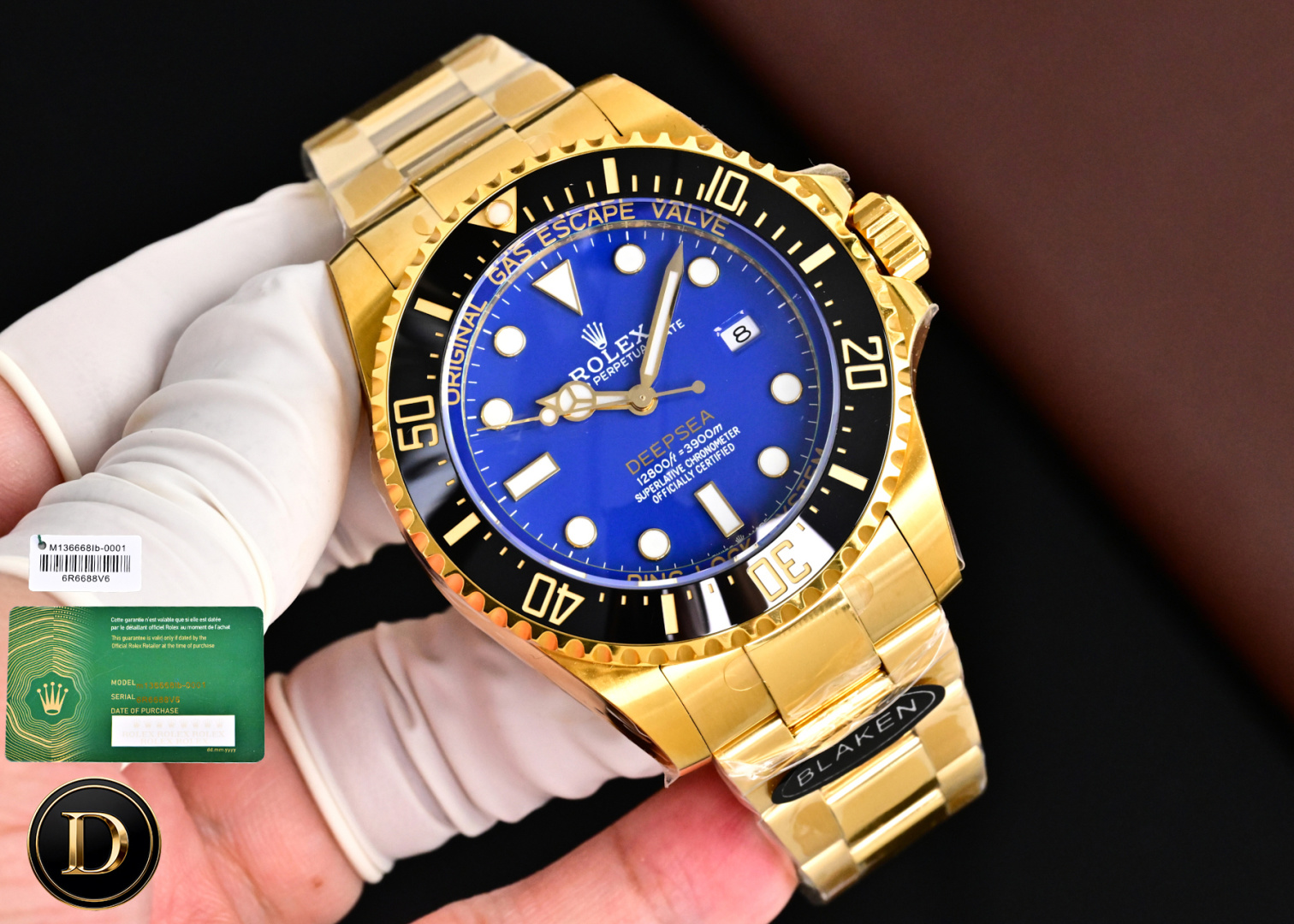 NO:858536,BLAKEN【Rolex Sea-Dweller/Deepsea Challenge/Deepsea Series Complete Collection!  Ready stock shipped in seconds] Sea-Dweller type, 44mm Big Ghost King 116660/m126660/m126067/deep submersible models are also available. The full series are in stock and will be shipped as soon as you place the order!   The core highlight hits directly - the real exhaust valve configuration!  The side can be actually operated, and the details of the internal and external scales are fully displayed - the CNC craftsmanship of the case is extremely fine, the joints are almost zero gaps, and the hand texture is outstanding - the inner shadow engraving is more delicate and three-dimensional than before, and the details can be controlled with peace of mind - the real shark buckle design!  The inside of the buckle is clean and neat, and the switch feels the same as the original one. It also supports fine-tuning of the length and full practical performance. The movement is integrated and the movement engravings are all correct. Knowledgeable players will naturally know the quality ~ If you are interested, you can directly send a private message. The high-end model has limited inventory, so don’t be slow!  ,19860909BLAKEN【Rolex海使/Deepsea Challenge/深潜系列全齐！现货秒发】 海使型、44mm大鬼王116660/m126660/m126067/深潜款也已备齐,全系列现货在仓,下单即发！  核心亮点直击  - 真排气阀配置！侧面可实际运作,内外复刻度细节满格呈现 - 表壳CNC工艺极致精细,连接处近乎零缝隙,上手质感卓然出众 - 内影刻字较以往更显细腻立体,细节控可安心入手 - 真鲨鱼拉扣设计！表扣内侧洁净利落,开关手感与正品一致顺滑,且支持长短微调,实用性能拉满  机芯搭载一体,机心刻字全对版,懂行的玩家自然知晓这份品质分量～  意向可直接私信,高端款库存有限,手慢无！,,Watch