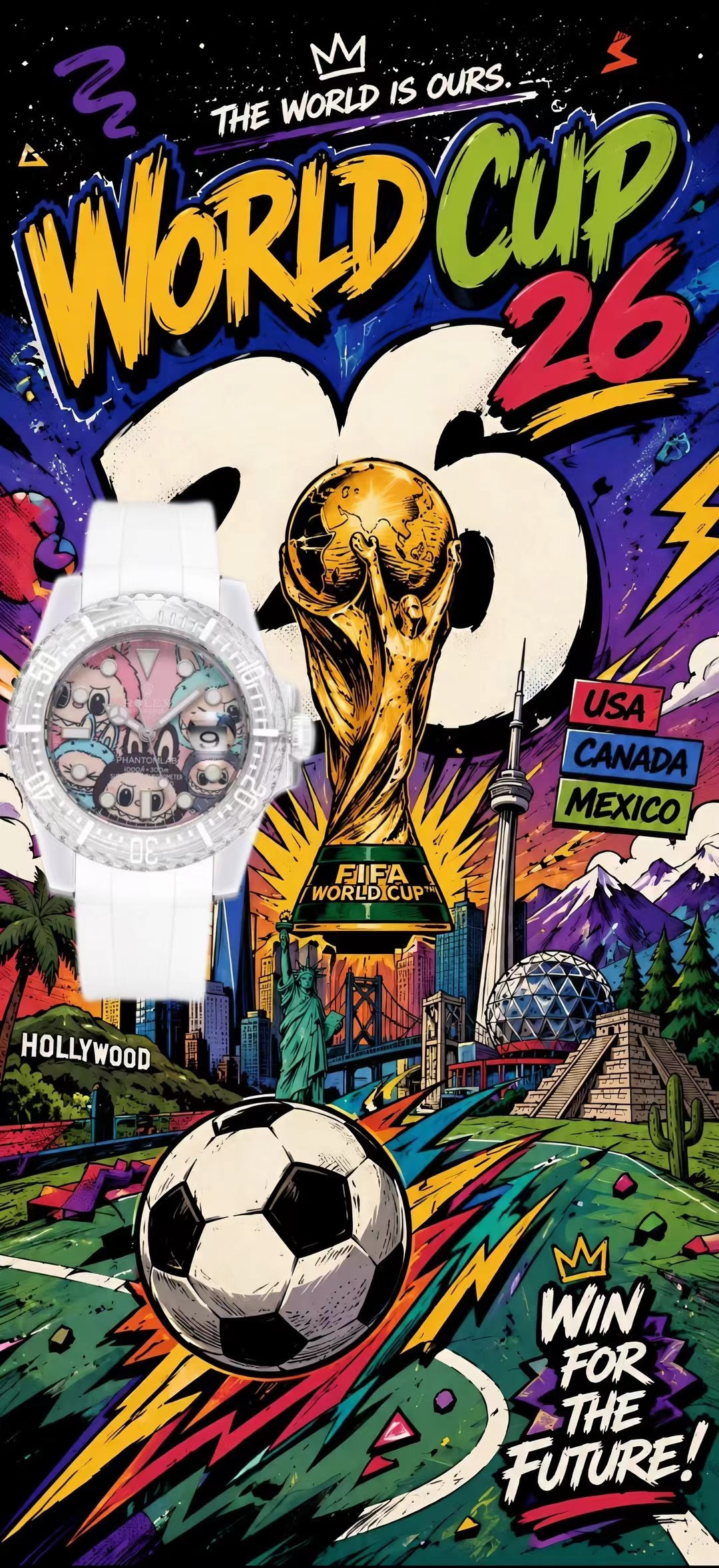 NO:882065,World Cup co-branded limited edition, limited quantity, first come first served,19860909世界杯联名限量版,数量有限先到先得,,Watch