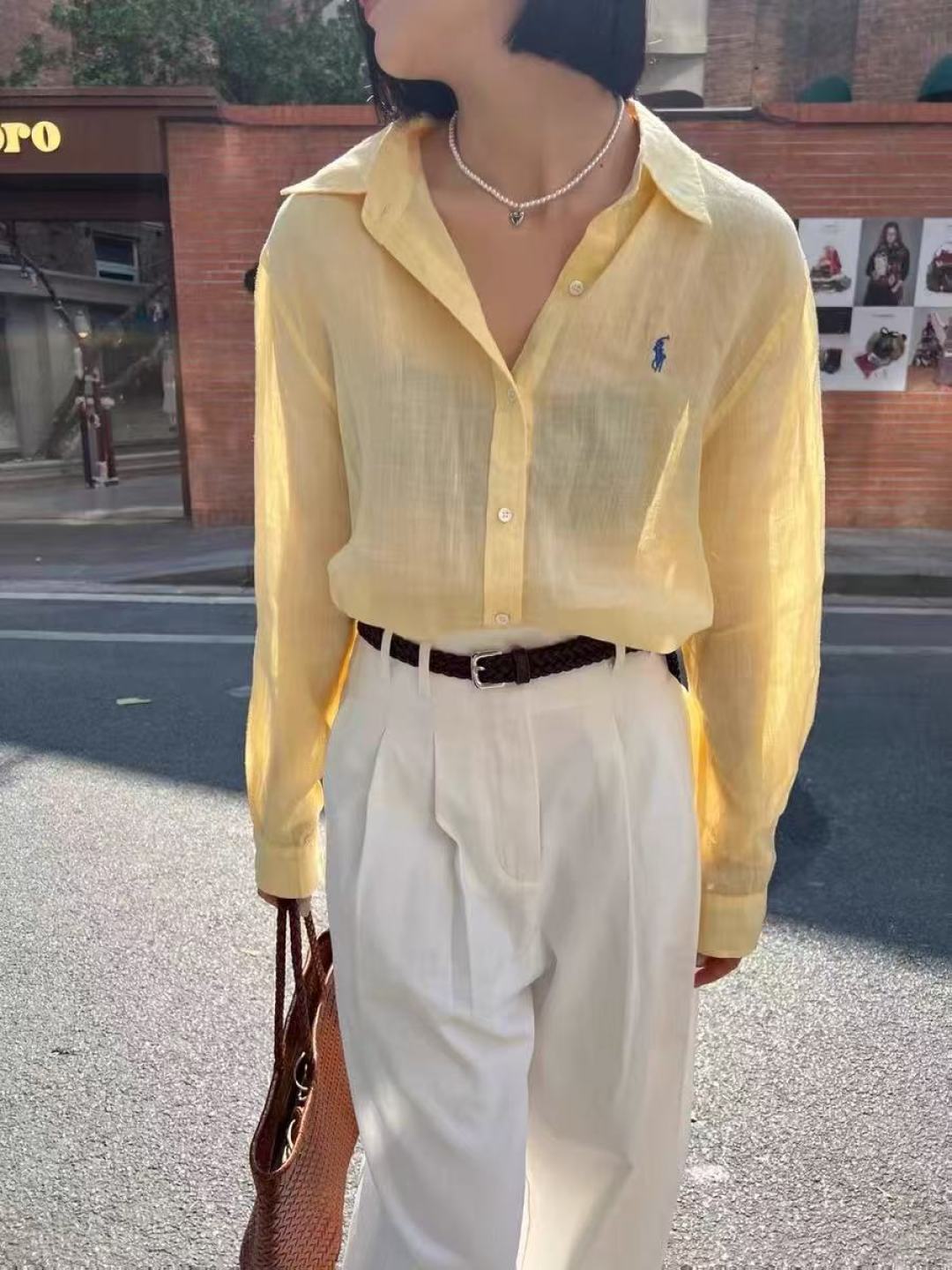 Ralph Lauren Linen Shirt - Embroidered Logo, Lightweight & Comfortable 2 cmp i1747057821800 1590 0 2