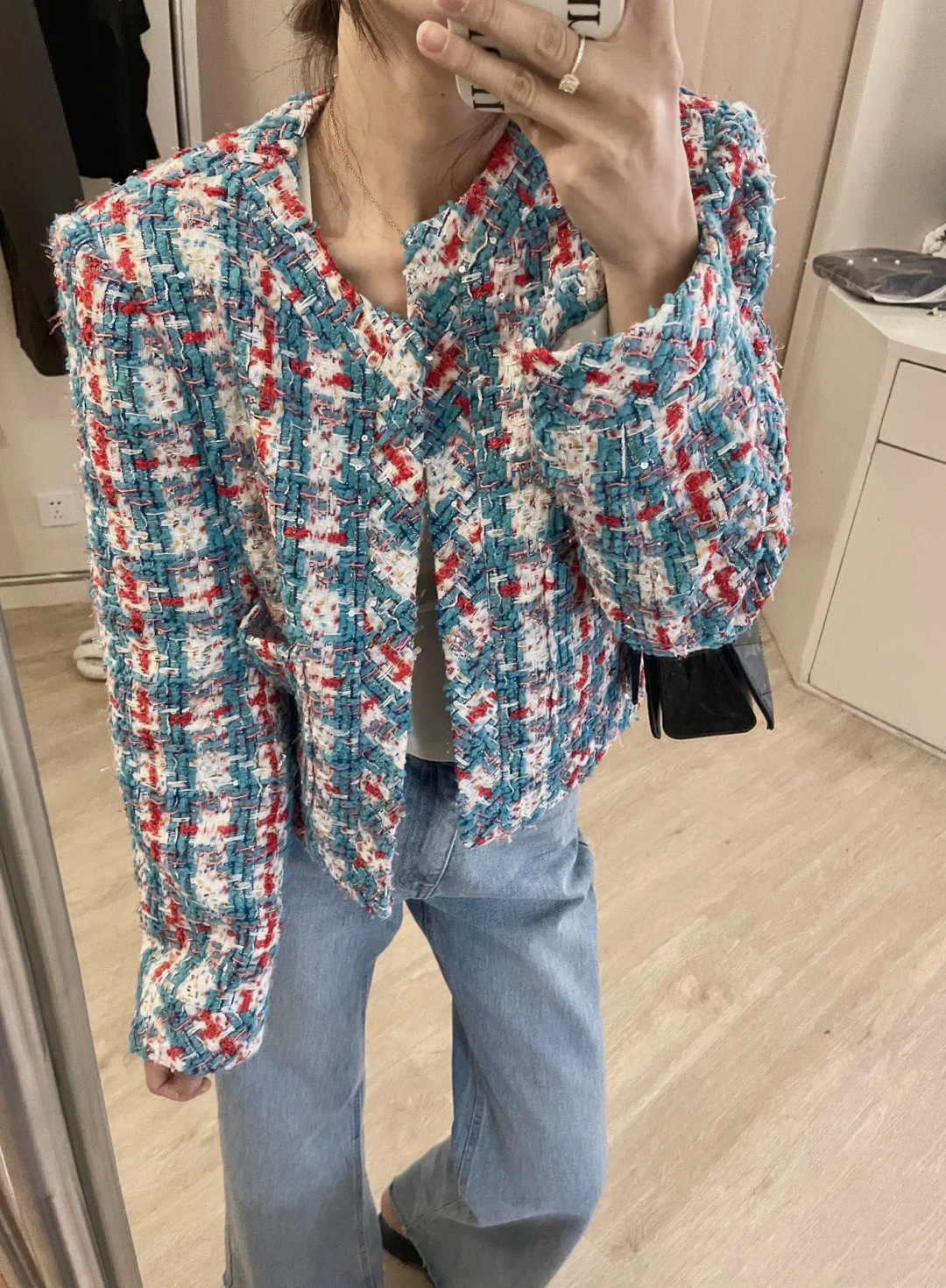 Elegant Chanel-Style Tweed Jacket - Classic Design, Versatile Style 1 cmp i1757252939051 2760 0 1