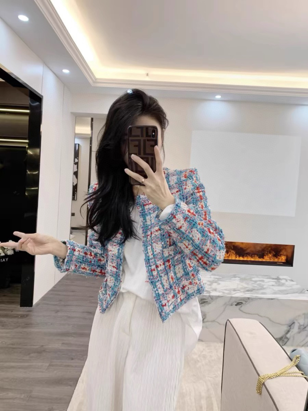 Elegant Chanel-Style Tweed Jacket - Classic Design, Versatile Style 7 cmp i1757252939051 6999 0 6