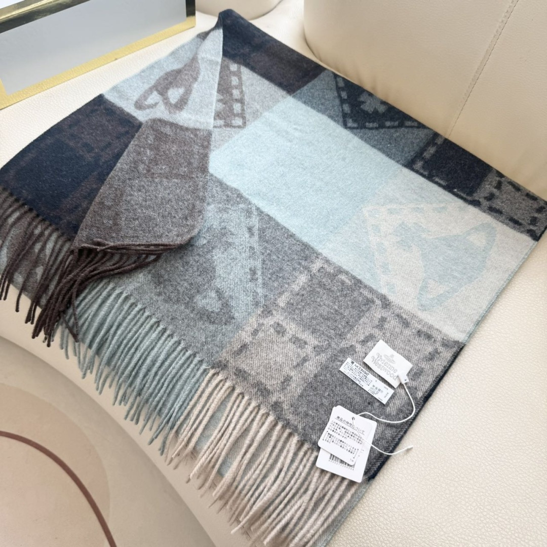 🆕𝐕𝐢𝐯𝐢𝐞𝐧𝐧𝐞 𝐖𝐞𝐬𝐭𝐰𝐨𝐨𝐝🪐✨经典大土星围巾 vivienne westwood西太后土星 英