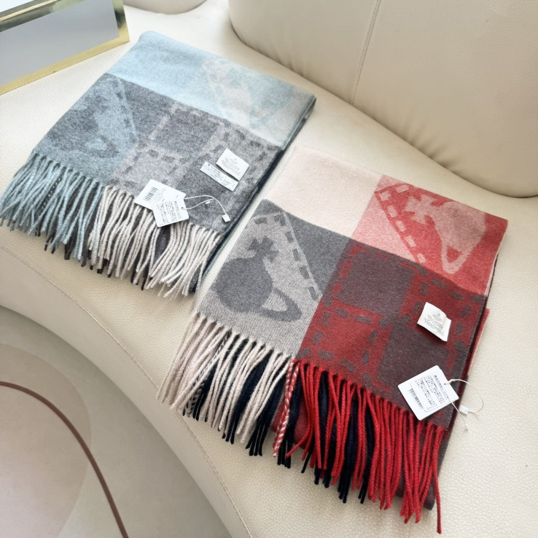 🆕𝐕𝐢𝐯𝐢𝐞𝐧𝐧𝐞 𝐖𝐞𝐬𝐭𝐰𝐨𝐨𝐝🪐✨经典大土星围巾 vivienne westwood西太后土星 英