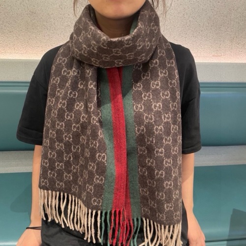 Gucci Classic Cashmere Shawl Scarf - Soft, Warm, and Luxurious 1 Gucci Classic Cashmere Shawl Scarf - Soft, Warm, and Luxurious