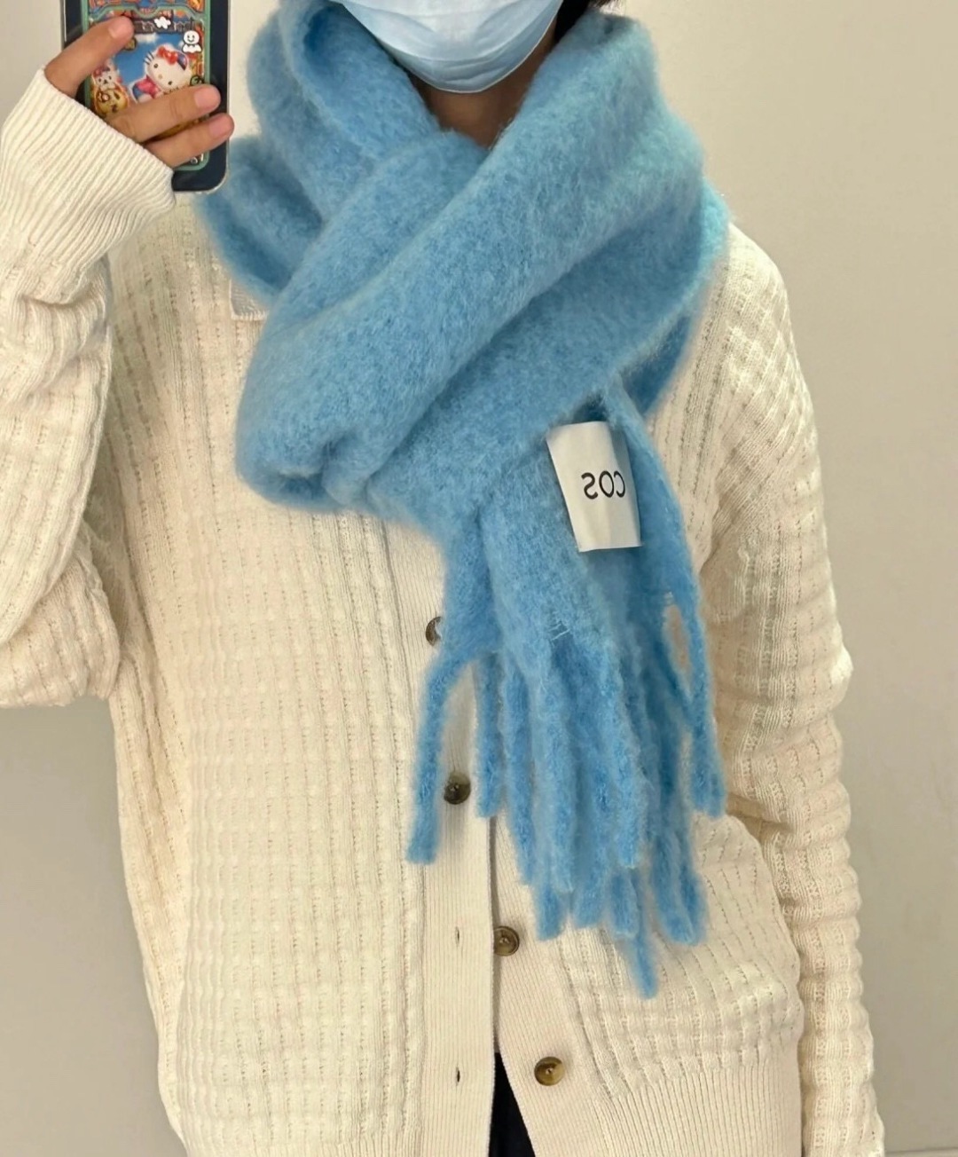 2025小红书走火爆款 COS品牌 🪐✨经典大土星马海毛围巾 vivienne westwood西太后土