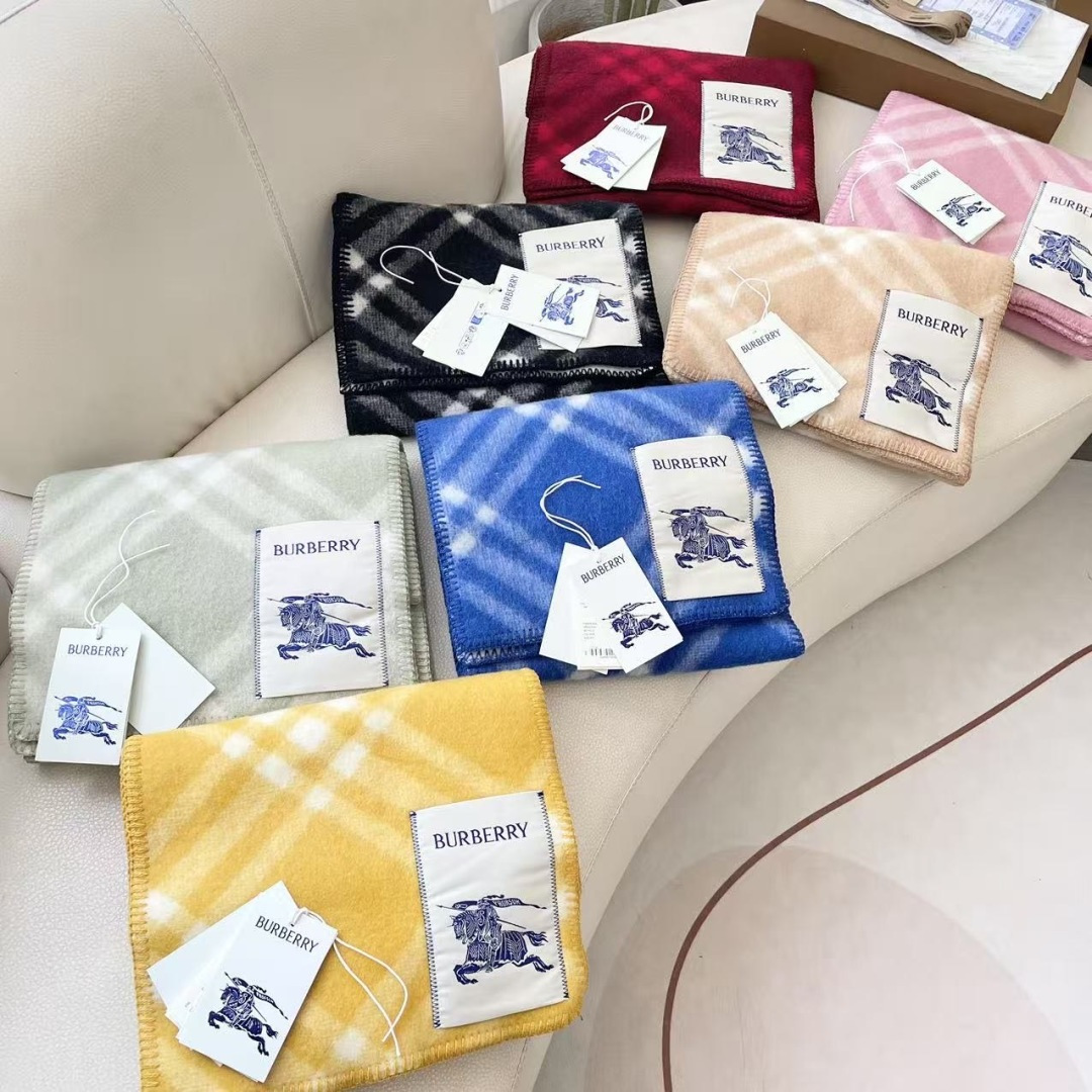 （2025最新版本缩边）𝐁𝐔𝐑𝐁𝐄𝐑𝐑✓最新配色🔥 【斜格长巾】工艺与材质完全与专柜无区别，粗犷耐用，厚