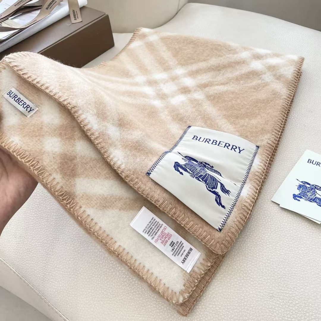 （2025最新版本缩边）𝐁𝐔𝐑𝐁𝐄𝐑𝐑✓最新配色🔥 【斜格长巾】工艺与材质完全与专柜无区别，粗犷耐用，厚
