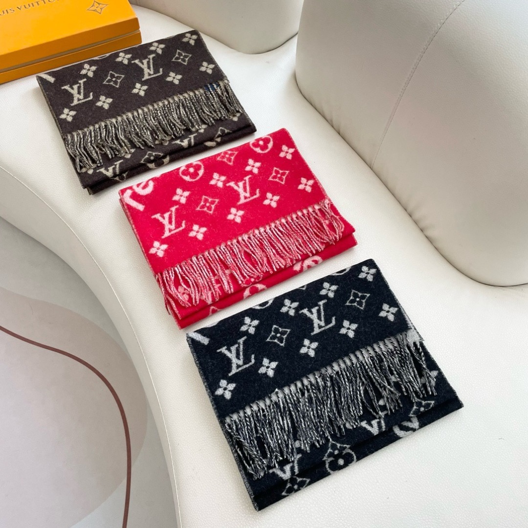 💟最好的SuPerme‼️超级软糯【LV SuPreme LV联名围巾】.红透了半边天❣️达人标配必备~