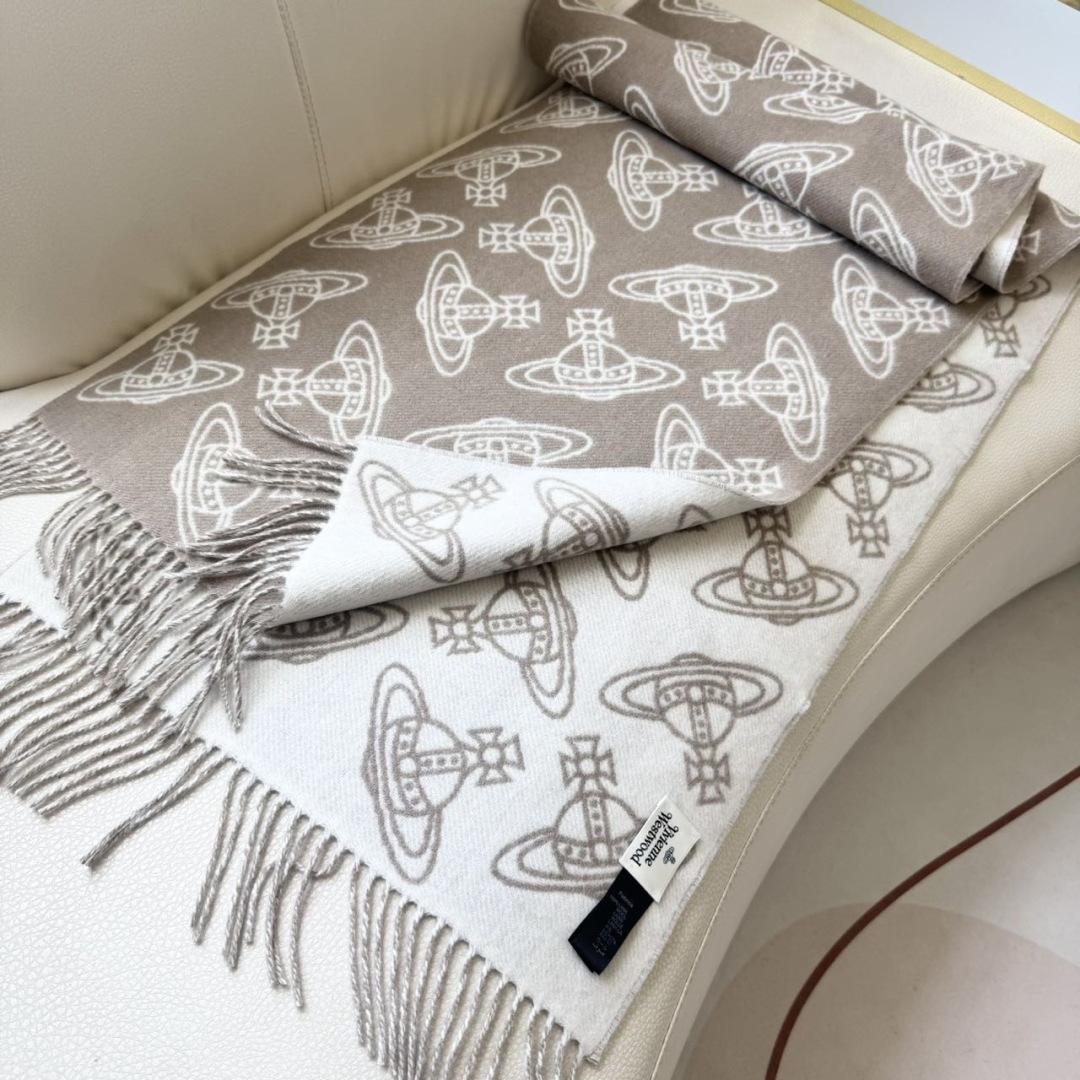 🆕𝐕𝐢𝐯𝐢𝐞𝐧𝐧𝐞 𝐖𝐞𝐬𝐭𝐰𝐨𝐨𝐝🪐✨经典大土星围巾 vivienne westwood西太后土星 英