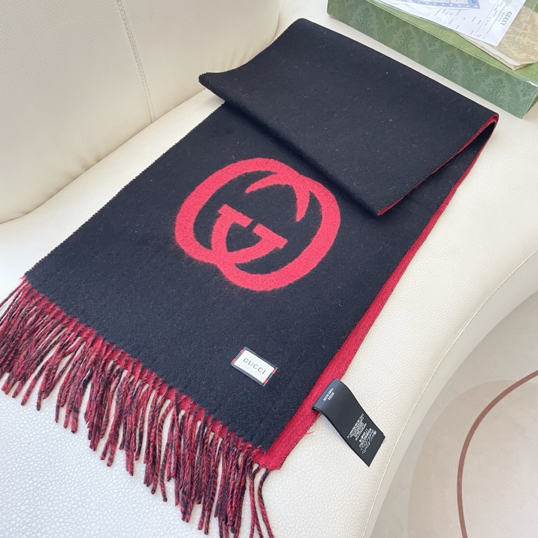 💋2025专柜最新款💨古奇火爆来袭💥🎊顶级色织工艺🔥此工艺只有大牌纯正代工厂才有的工艺‼️100%顶级羊