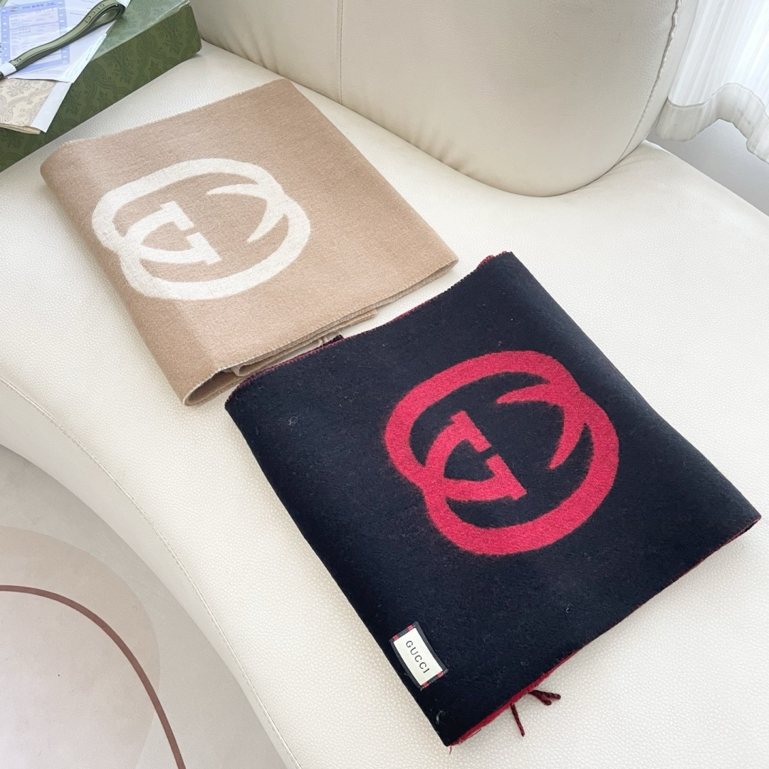 💋2025专柜最新款💨古奇火爆来袭💥🎊顶级色织工艺🔥此工艺只有大牌纯正代工厂才有的工艺‼️100%顶级羊